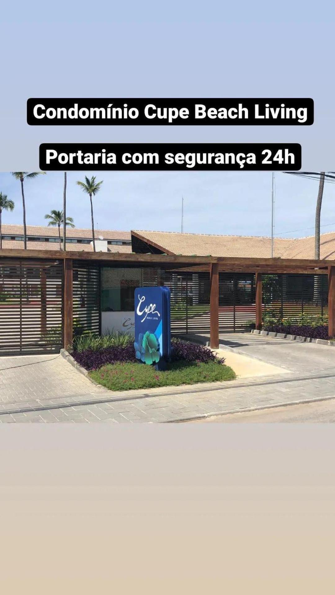 Luxuoso Flat 3 Quartos, Terreo, No Cupe Beach Living - Beira Mar De Pôrto das Galinhas Exterior foto